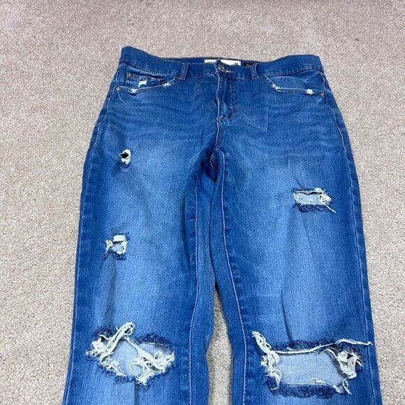 Garage Jeans Women’s Blue Retro High Waist Distressed Pockets Size 9 - Picture 8 of 12